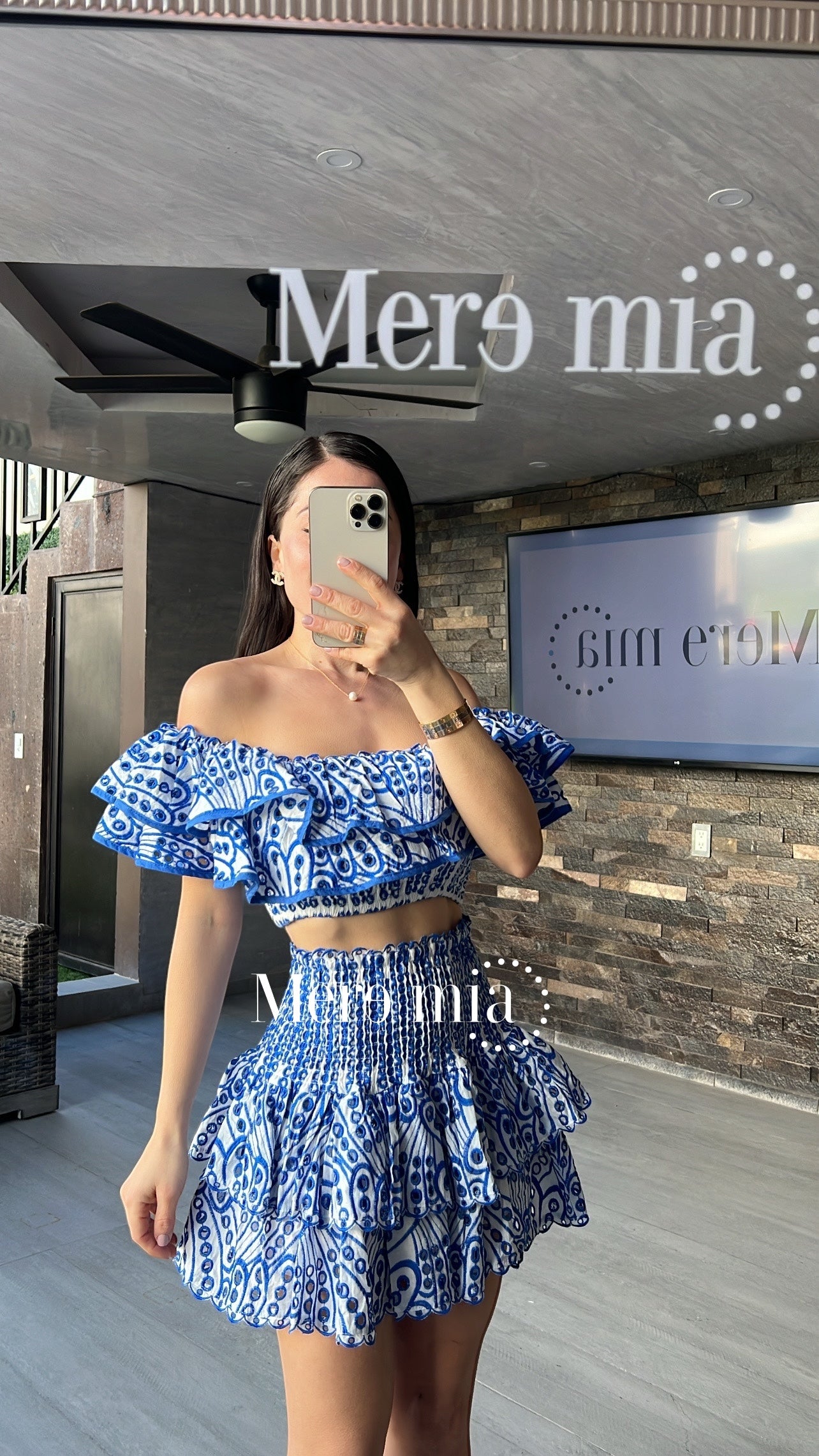 Conjunto azul olanes