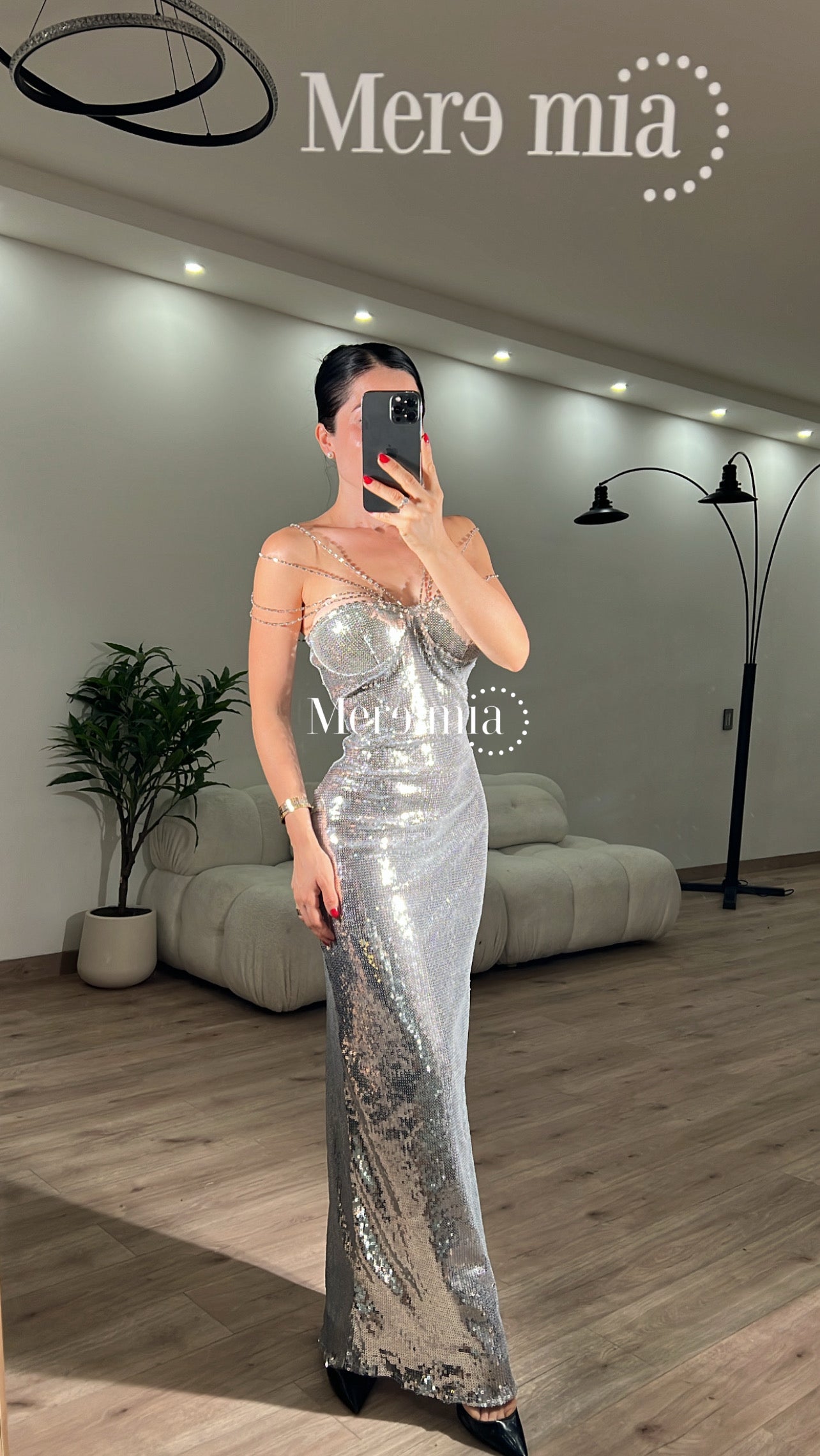 Vestido tirantes cadenas