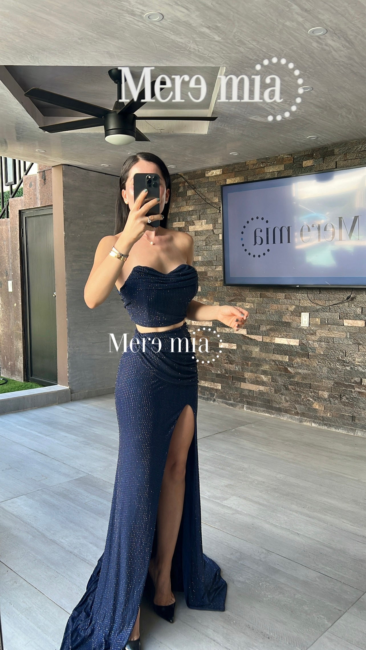 Conjunto azul puntos