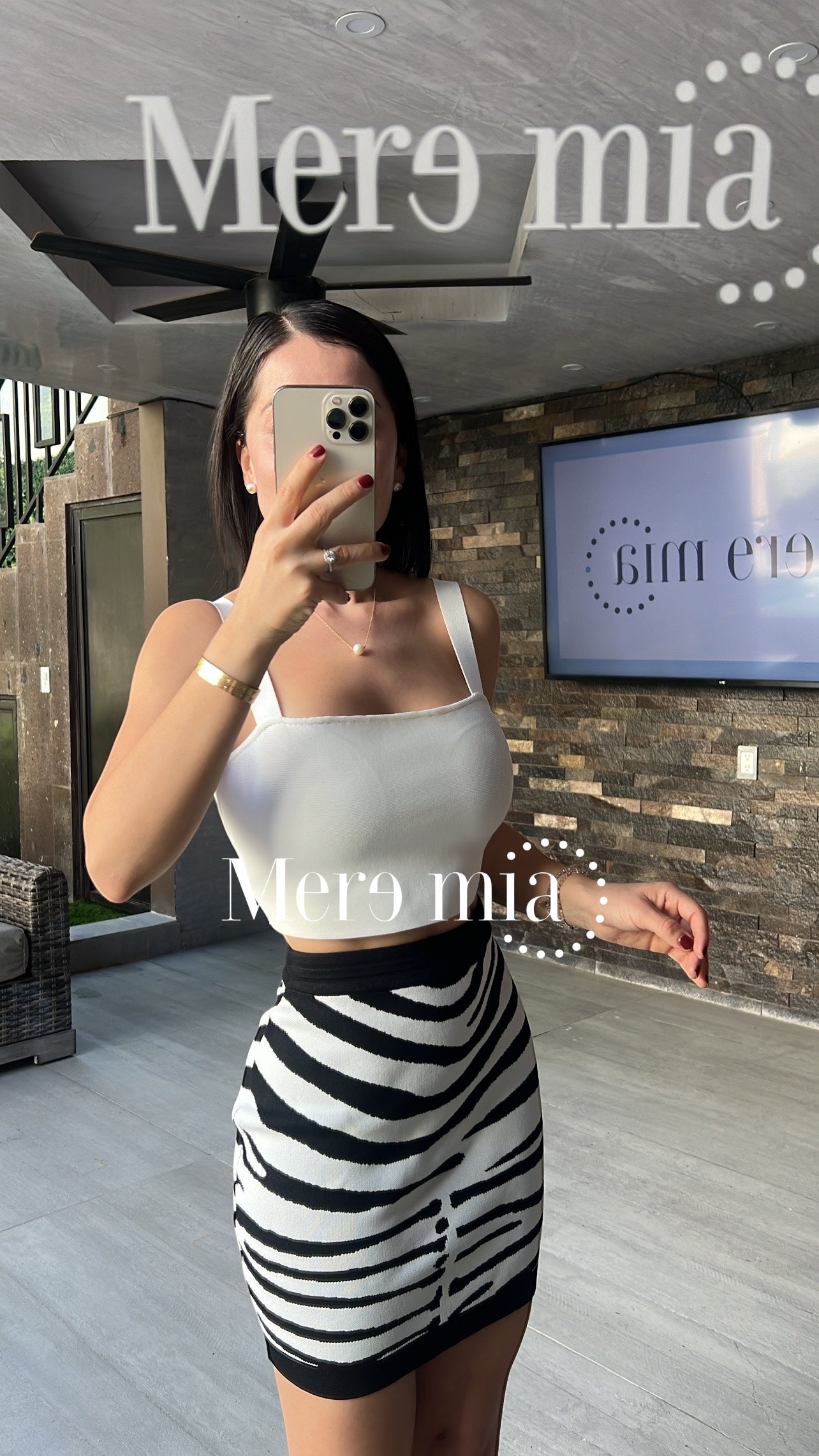 Top blanco bandage tirantes