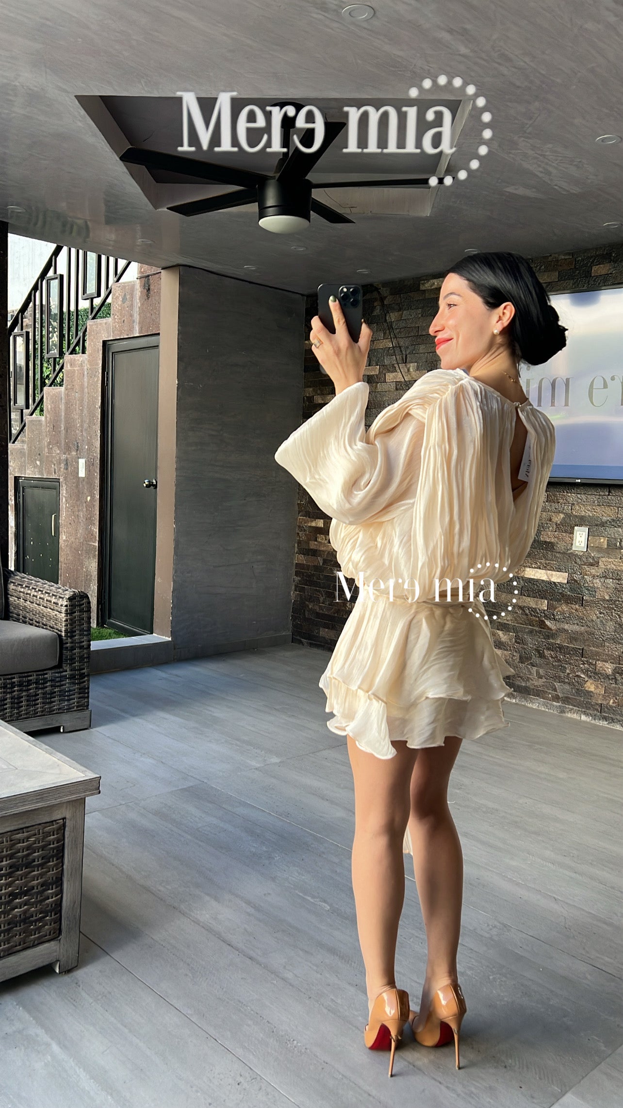 Vestido ivory olanes