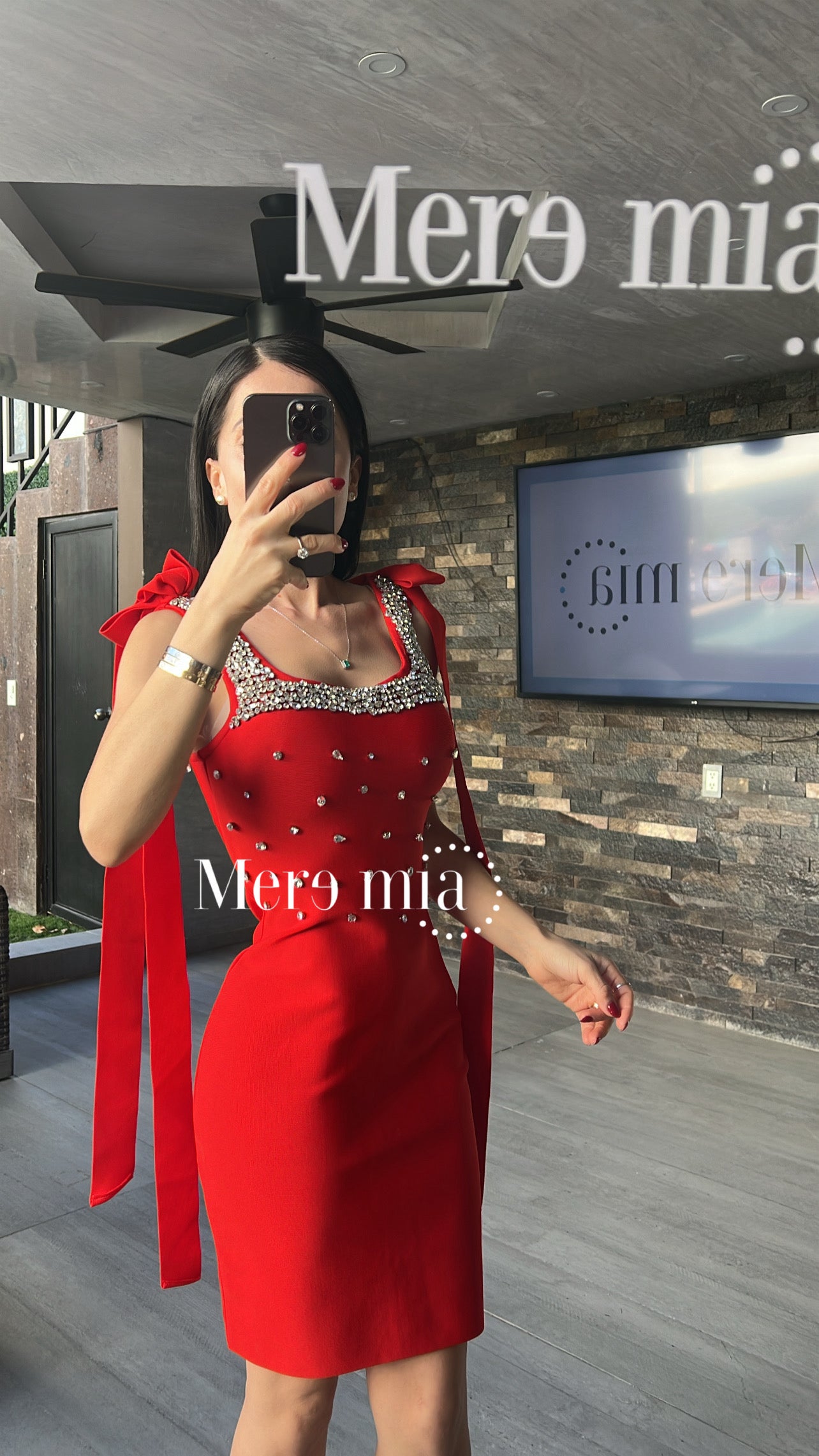 Vestido gotas tirantes