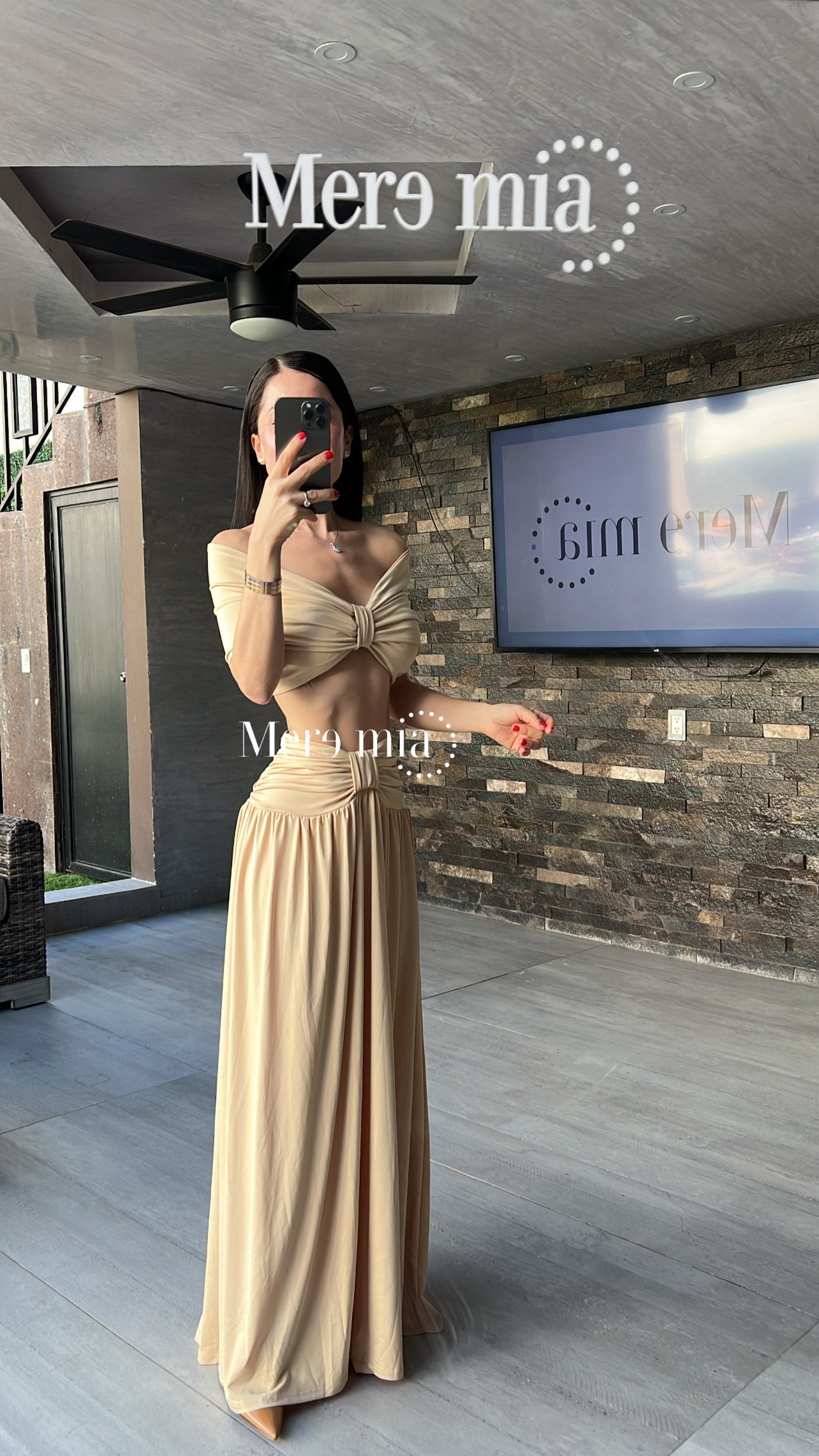 Conjunto plisado moño plisado