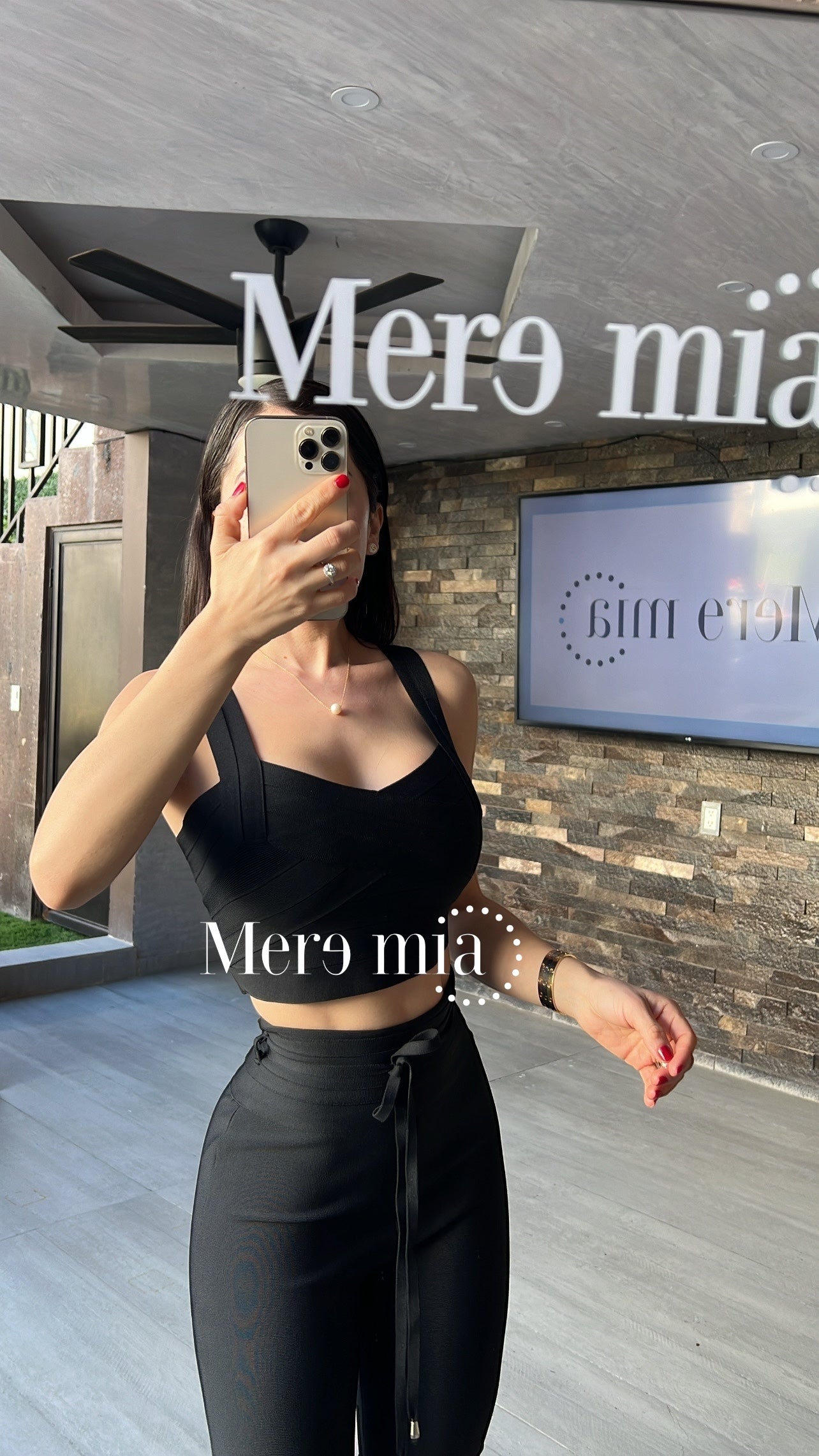 Pantalón cintó negro