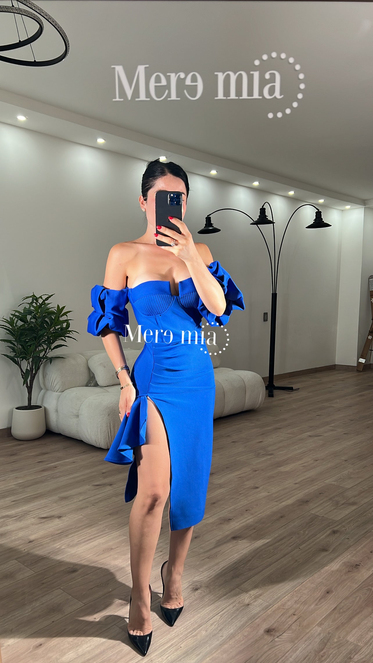 Vestido hombros mc copas
