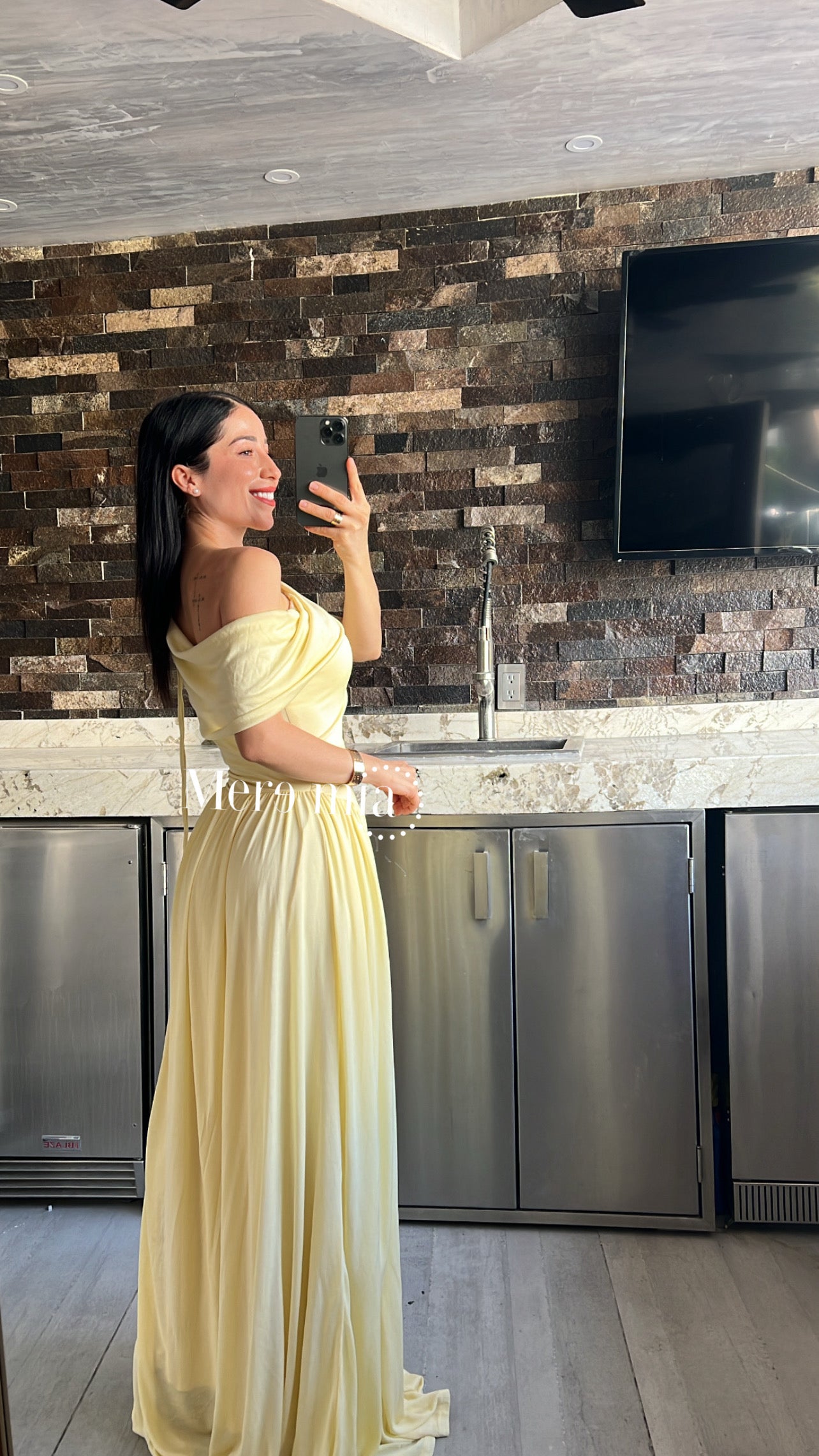 Vestido olan plisado str